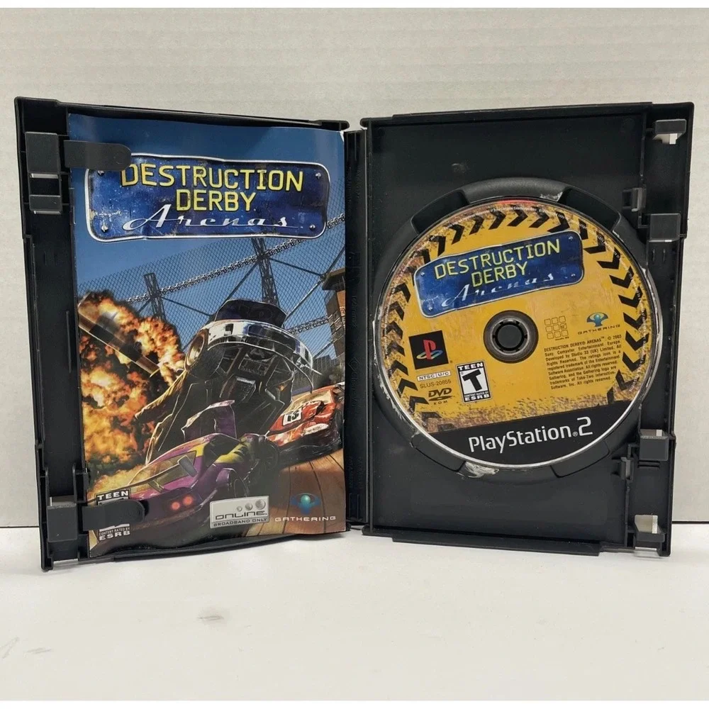 Destruction Derby Arenas Sony PlayStation 2 PS2 Game Racing Combat Complete CIB